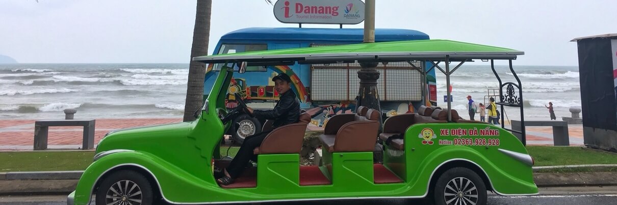 Xe điện Đà Nẵng chạy vòng thành phố