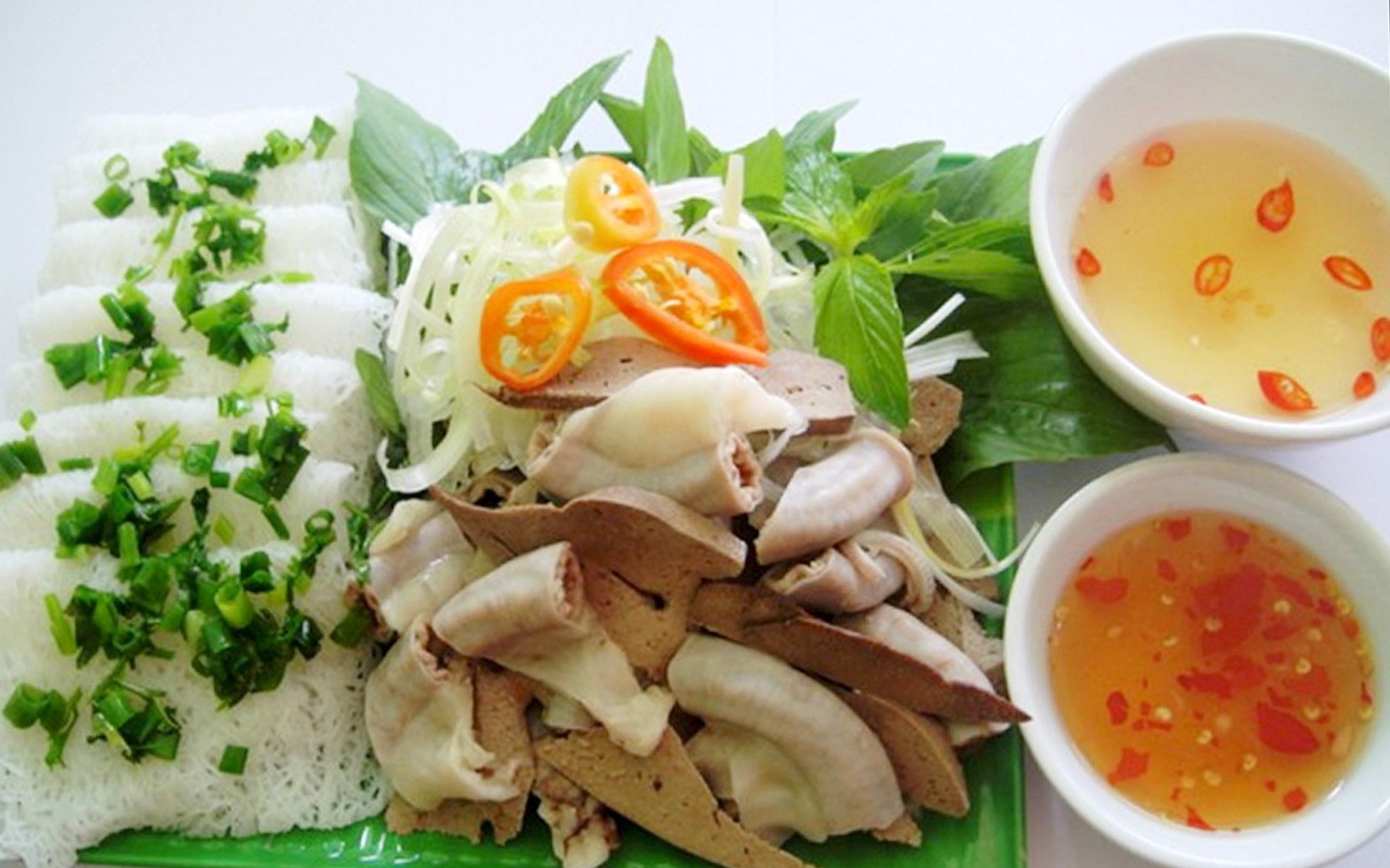 Bánh hỏi cháo lòng heo Quy Nhơn