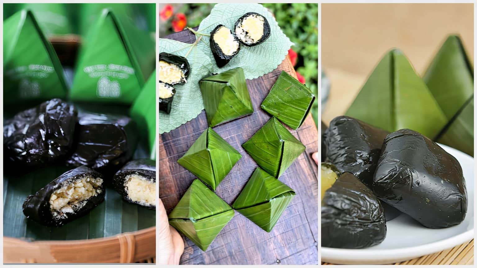 Bánh ít lá gai Du lịch Quy Nhơn có gì