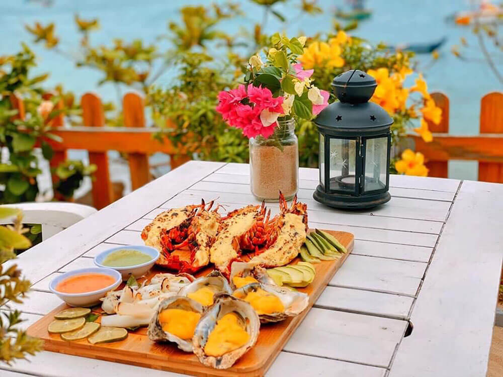 Thưởng thức các món dặc sản tại Hòn Khô